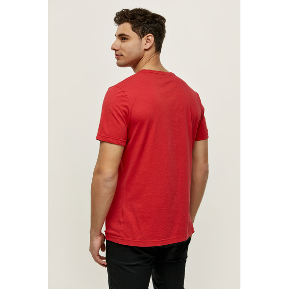 Ανδρικό t-shirt EDWARD JEANS MP-N-TOP-S22-017 JERIC κόκκινο Ανδρικά