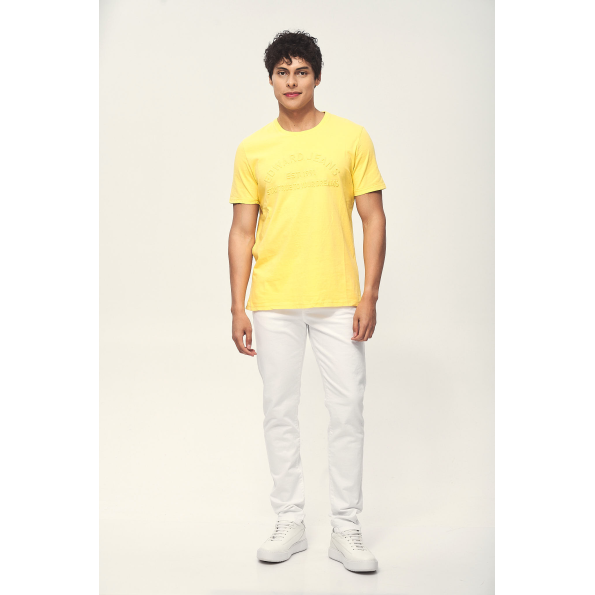Ανδρικό t-shirt EDWARD JEANS MP-N-TOP-S22-019 FLYN κίτρινο Ανδρικά