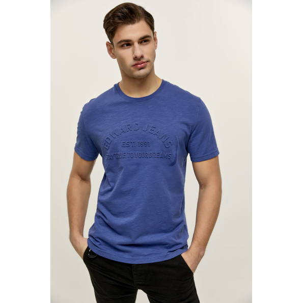 Ανδρικό t-shirt EDWARD JEANS MP-N-TOP-S22-019 FLYN μπλε