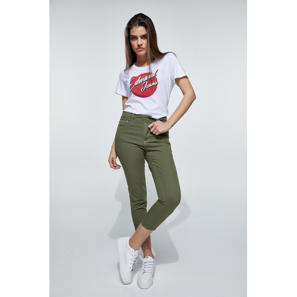 Γυναικείο t-shirt EDWARD JEANS WP-N-TOP-S20-007 VIVETTE λευκό Γυναικεία