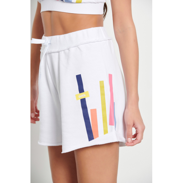 Γυναικεία βερμούδα BODYTALK 1231-904704 KINESIOW WALKSHORT λευκή Γυναικεία