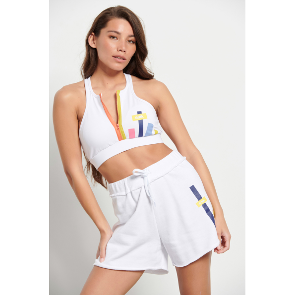 Γυναικεία βερμούδα BODYTALK 1231-904704 KINESIOW WALKSHORT λευκή Γυναικεία