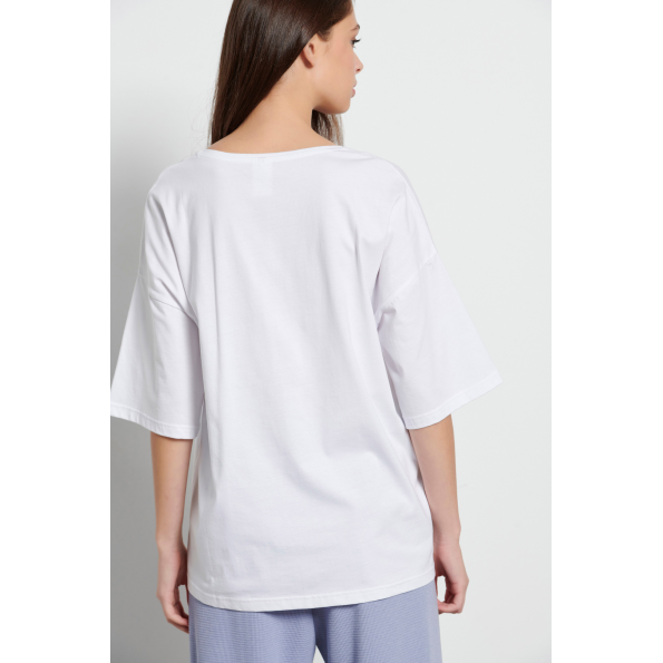 Γυναικείο t-shirt BODYTALK 1231-905928 λευκό Γυναικεία
