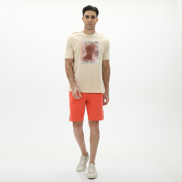 Ανδρικό t-shirt BODYTALK 1231-953128 εκρού Ανδρικά