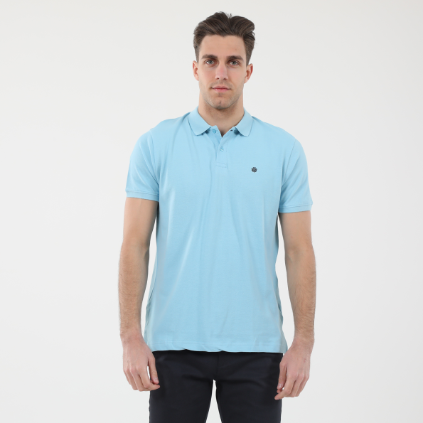 Ανδρική polo μπλούζα DORS 1132001.C14 γαλάζια