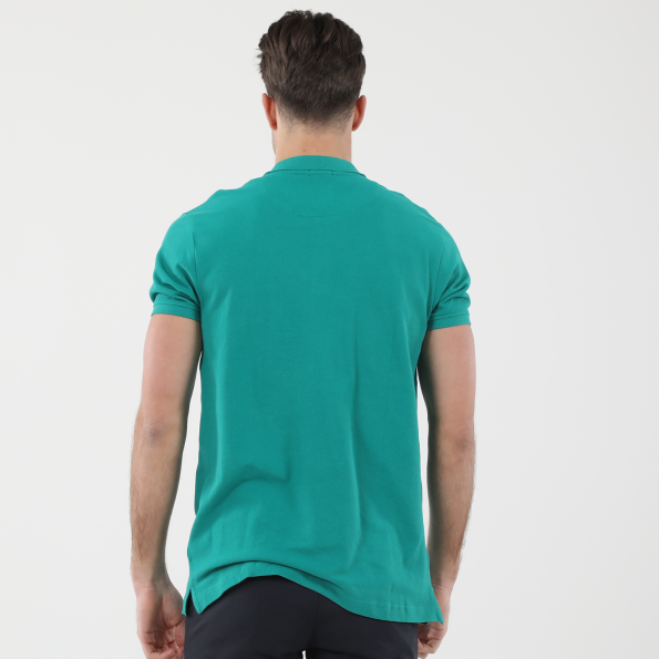 Ανδρική polo μπλούζα DORS 1132001.C15 πράσινη Ανδρικά