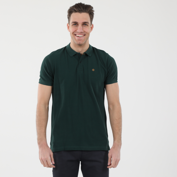 Ανδρική polo μπλούζα DORS 1132001.C17 πράσινη