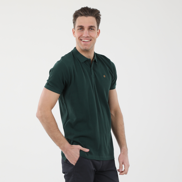 Ανδρική polo μπλούζα DORS 1132001.C17 πράσινη Ανδρικά