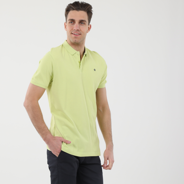 Ανδρική polo μπλούζα DORS 1132001.C18 κίτρινη Ανδρικά