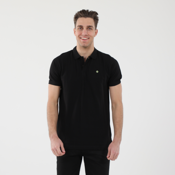 Ανδρική polo μπλούζα DORS 1132001.C20 μαύρη