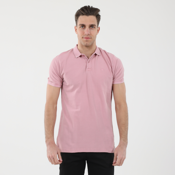 Ανδρική polo μπλούζα DORS 1132002.C01 ροζ