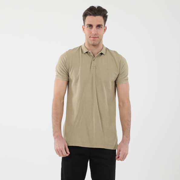 Ανδρική polo μπλούζα DORS 1132002.C04 εκρού