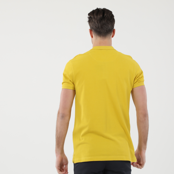 Ανδρική polo μπλούζα DORS 1132001.C03 κίτρινη Ανδρικά