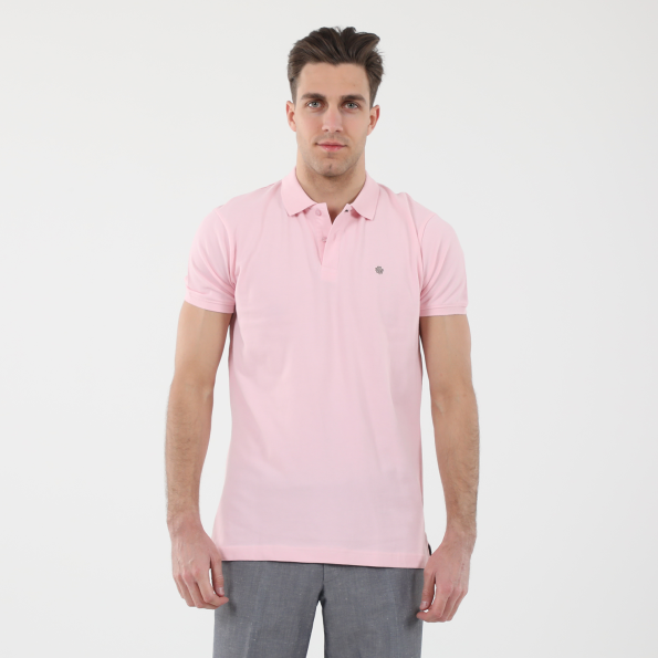 Ανδρική polo μπλούζα DORS 1132001.C08 ροζ