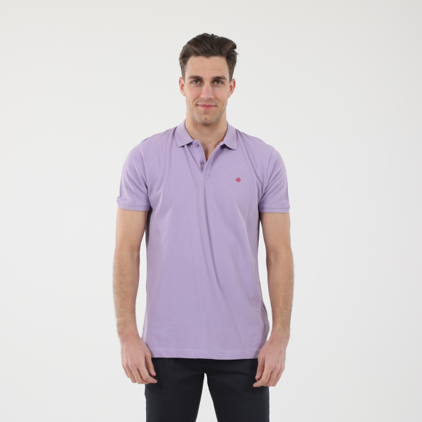 Ανδρική polo μπλούζα DORS 1132001.C09 μοβ