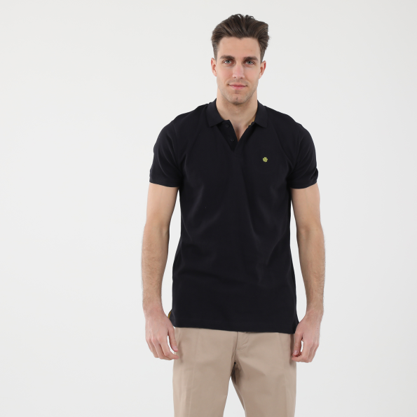 Ανδρική polo μπλούζα DORS 1132001.C11 μαύρη