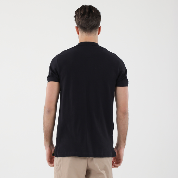 Ανδρική polo μπλούζα DORS 1132001.C11 μαύρη Ανδρικά