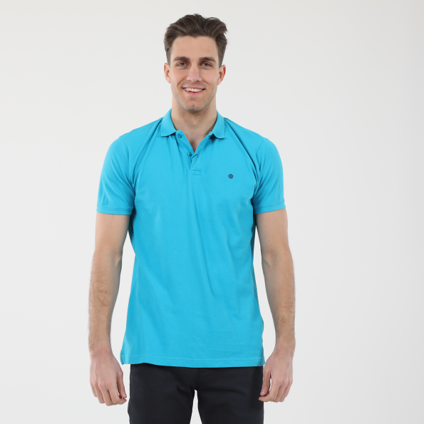 Ανδρική polo μπλούζα DORS 1132001.C12 μπλε