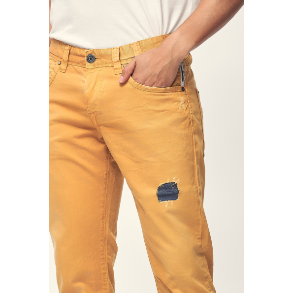 Ανδρικό παντελόνι EDWARD JEANS 15.1.1.04.018 ROUSEL κίτρινο Ανδρικά