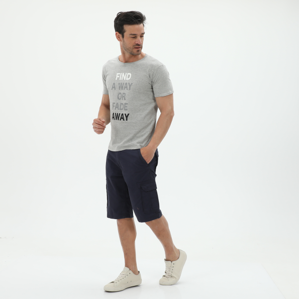 Ανδρικό t-shirt RUN 21K9088201 γκρι Ανδρικά