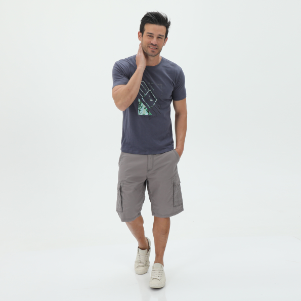 Ανδρικό t-shirt BATTERY 2110055201 μπλε Ανδρικά