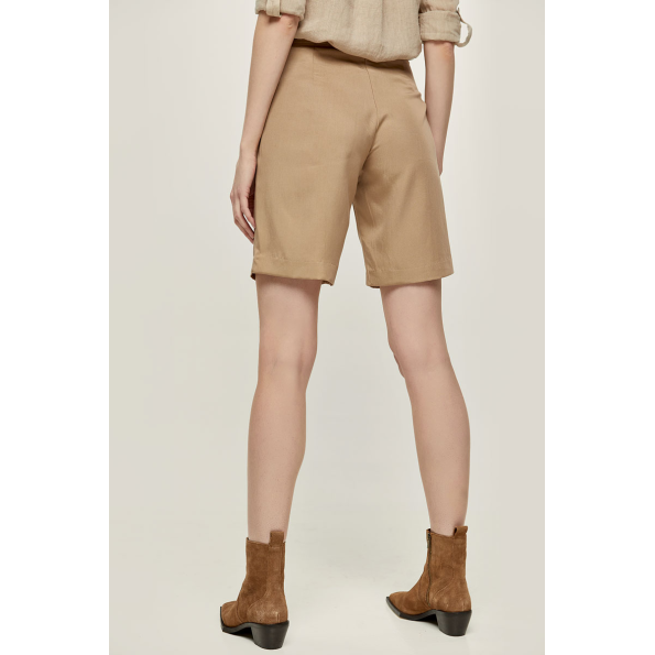 Γυναικεία βερμούδα EDWARD JEANS WP-N-BRM-S22-003 LANELLE μπεζ Γυναικεία