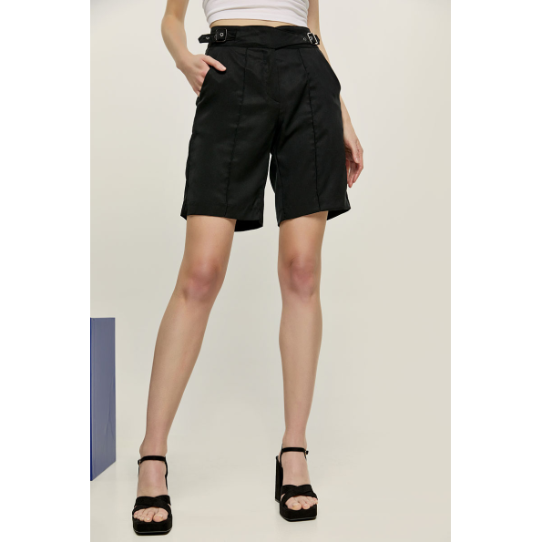Γυναικεία βερμούδα EDWARD JEANS WP-N-BRM-S22-003 LANELLE μαύρη