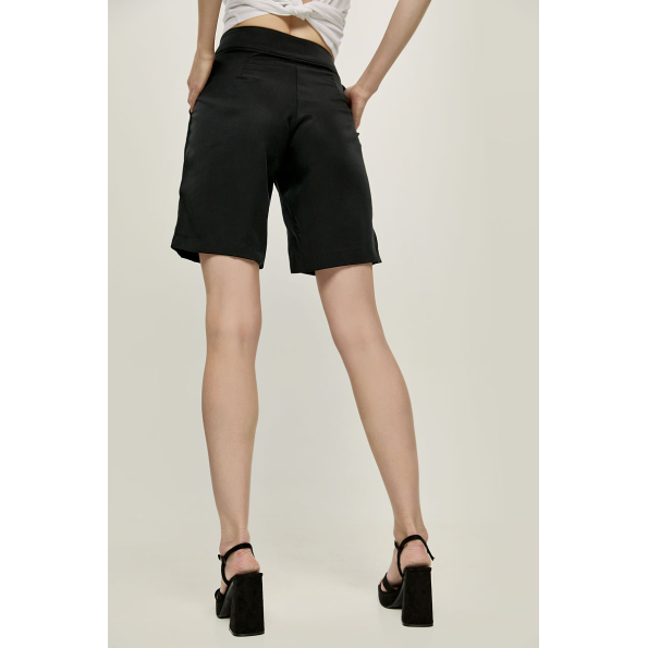 Γυναικεία βερμούδα EDWARD JEANS WP-N-BRM-S22-003 LANELLE μαύρη Γυναικεία