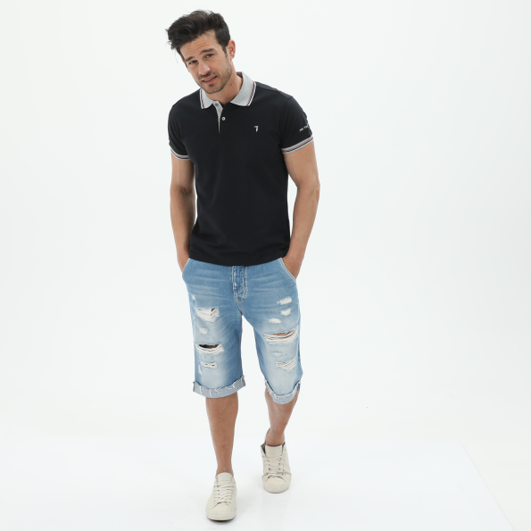 Ανδρική jean βεμούδα STAFF JEANS 5-848.807.S4.043 μπλε Ανδρικά