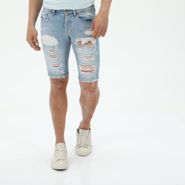Ανδρική jean βερμούδα STAFF JEANS 5-890.807.S3.043 PAOLO ανοιχτή μπλε