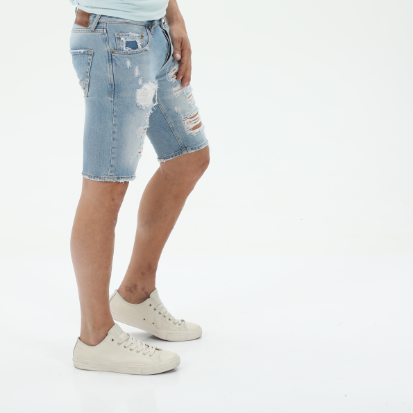 Ανδρική jean βερμούδα STAFF JEANS 5-890.807.S3.043 PAOLO ανοιχτή μπλε Ανδρικά