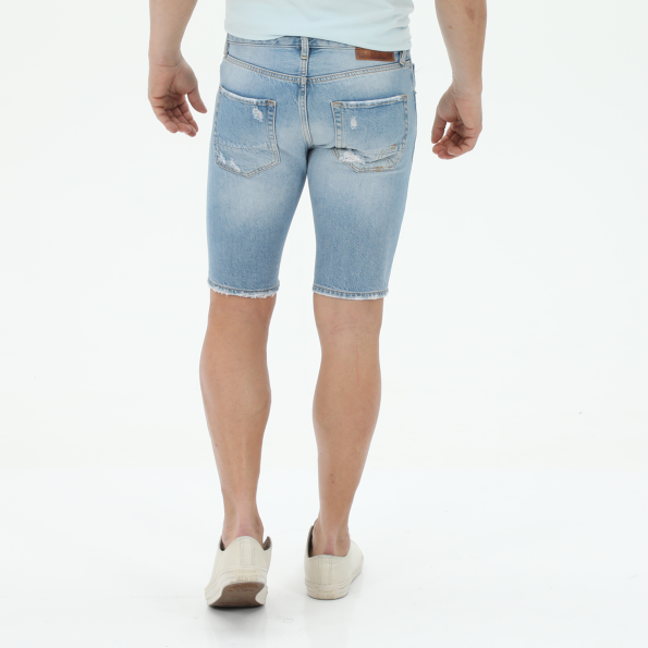 Ανδρική jean βερμούδα STAFF JEANS 5-890.807.S3.043 PAOLO ανοιχτή μπλε Ανδρικά