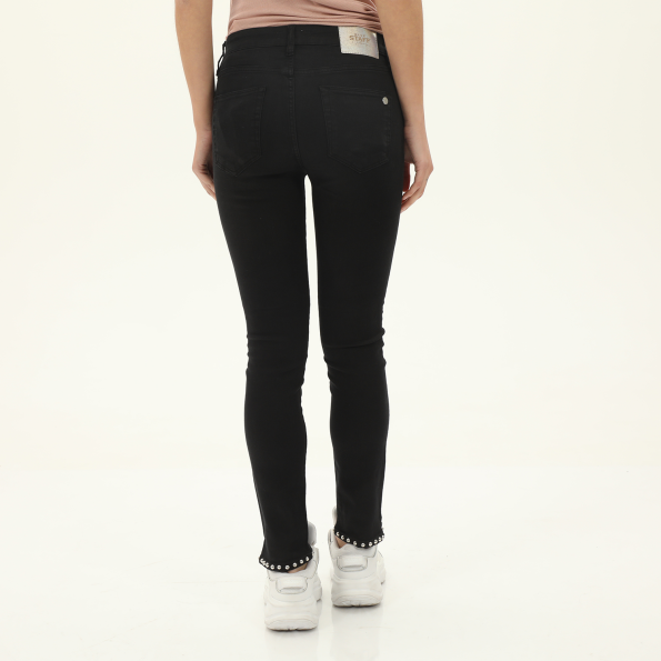 Γυναικείο παντελόνι STAFF JEANS 5-970.068.9S.043 SANDRA μαύρο Γυναικεία
