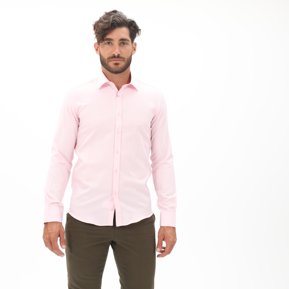 Ανδρικό πουκάμισο MARTIN & CO 123-51-1320 SLIM FIT ροζ