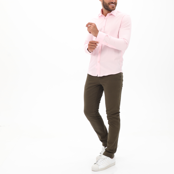 Ανδρικό πουκάμισο MARTIN & CO 123-51-1320 SLIM FIT ροζ Ανδρικά