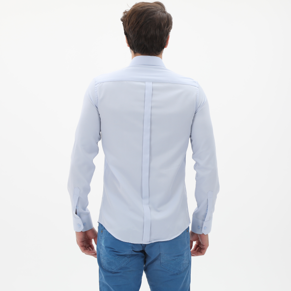 Ανδρικό πουκάμισο MARTIN & CO 123-51-1320 SLIM FIT γαλάζιο Ανδρικά