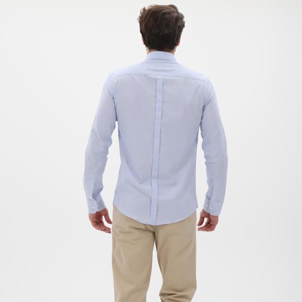 Ανδρικό πουκάμισο MARTIN & CO 123-51-1460 SLIM FIT γαλάζιο Ανδρικά