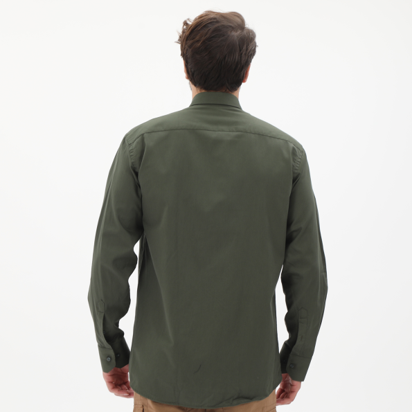 Ανδρικό πουκάμισο MARTIN & CO 123-52-1460 REGULAR FIT λαδί Ανδρικά