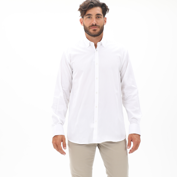 Ανδρικό πουκάμισο MARTIN & CO 123-52-1460 REGULAR FIT λευκό