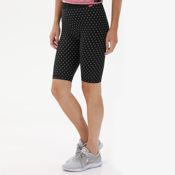 Γυναικείο ποδηλατικό κολάν BODYTALK 1221-907514 GRANDMAW μαύρο λευκό πουά Γυναικεία