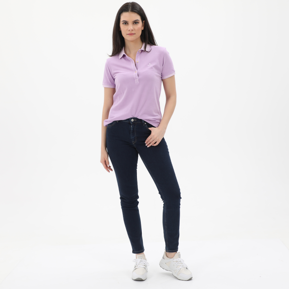 Γυναικείο jean παντελόνι GANT 4100131 Farla Super Stretch μπλε Γυναικεία