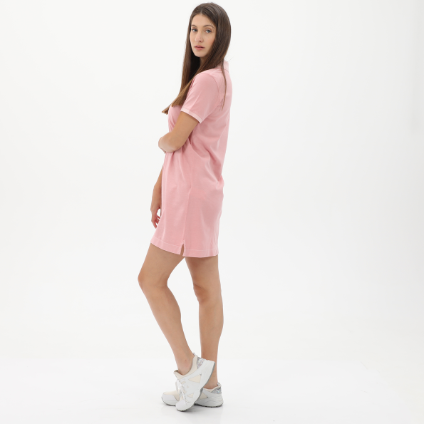 Γυναικείο polo φόρεμα GANT 4203320 Sunfaded ροζ
