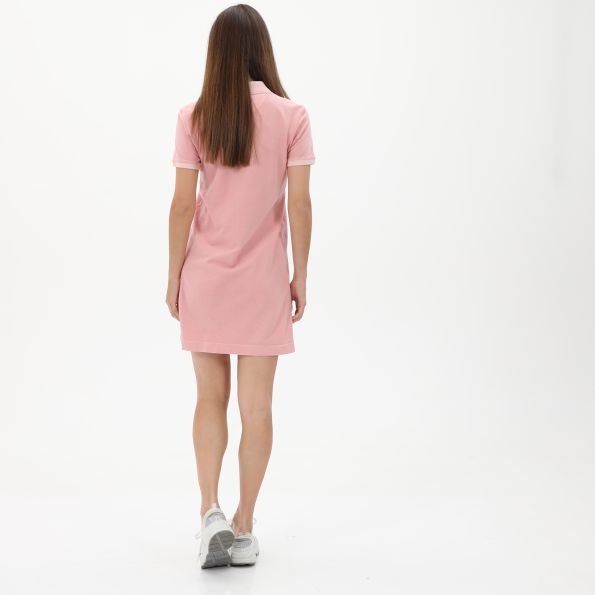 Γυναικείο polo φόρεμα GANT 4203320 Sunfaded ροζ