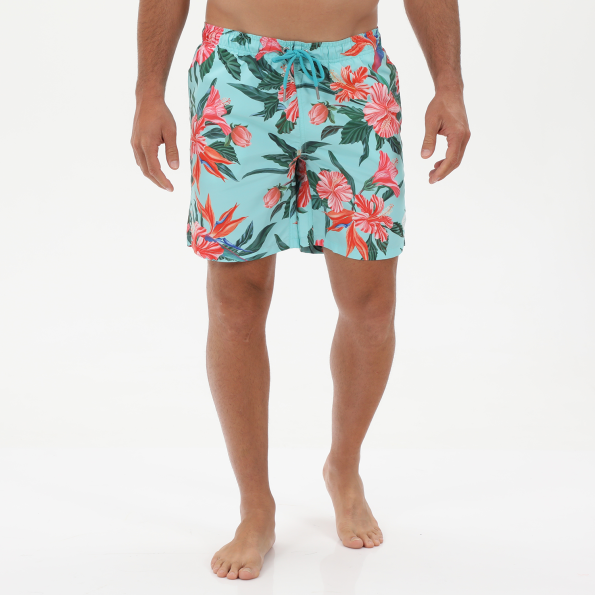 Ανδρικό μαγιό GANT 922216204 Lc Tropical Print τιρκουάζ