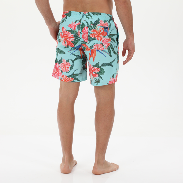 Ανδρικό μαγιό GANT 922216204 Lc Tropical Print τιρκουάζ Ανδρικά