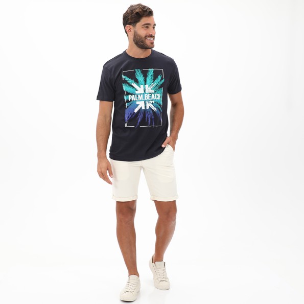Ανδρικό t-shirt DORS 1132023.C02 μαύρο