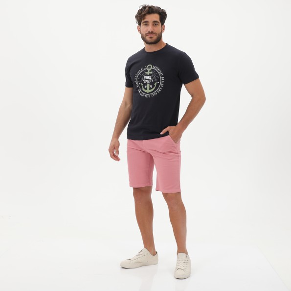 Ανδρικό t-shirt DORS 1132024.C02 μπλε