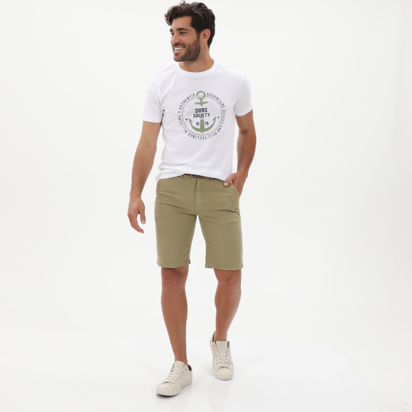 Ανδρικό t-shirt DORS 1132024.C03 λευκό
