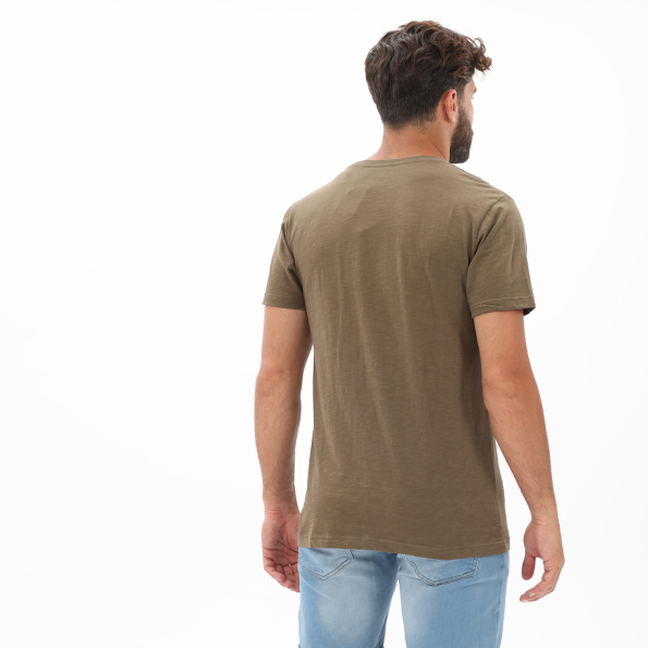 Ανδρικό t-shirt DORS 1132026.C03 χακί