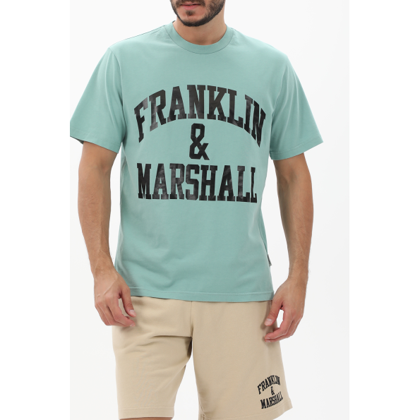 Ανδρικό t-shirt FRANKLIN & MARSHALL JM3011.000.1009P01 πράσινο